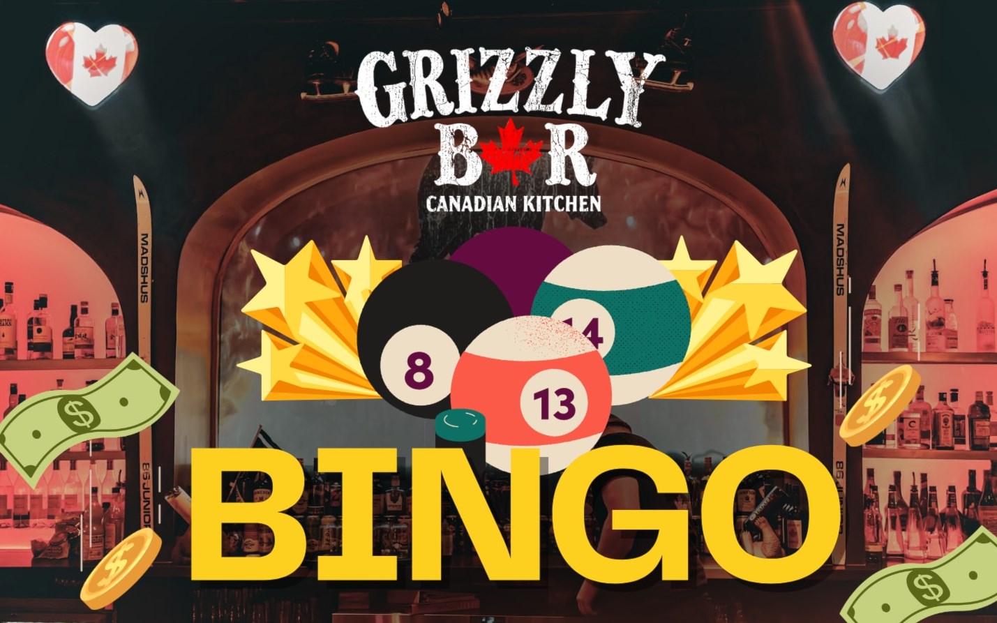 Grizzly Bar Bingo