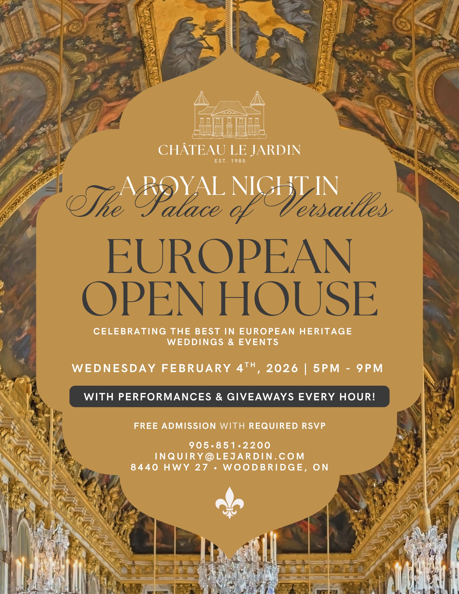 A Royal Night in The Palace of Versailles - European Open House